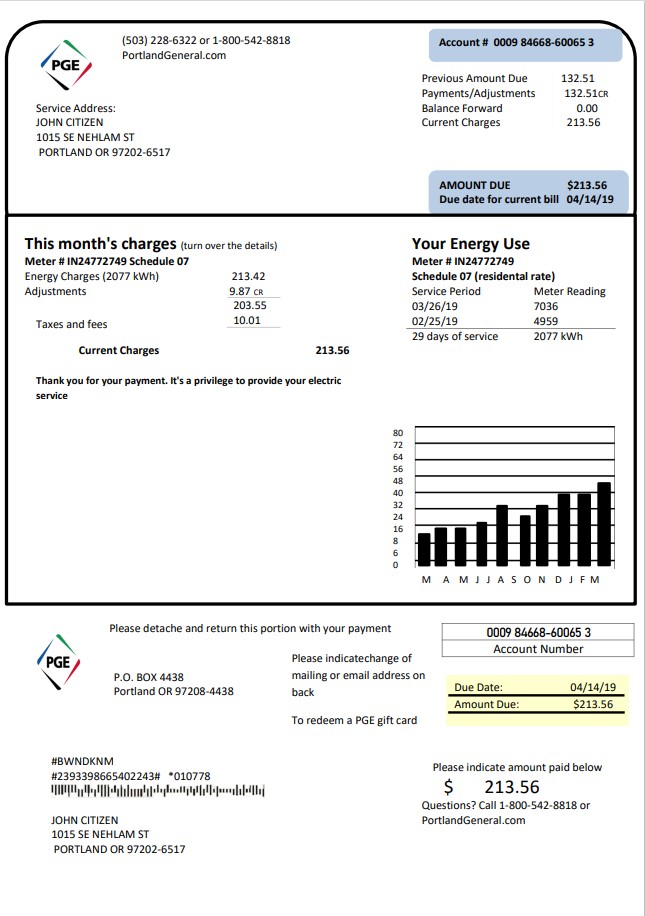  Minol USA business utility bill 